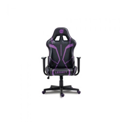 CADEIRA GAMER LEGACY SERIES COM APOIO DE BRAÇO 1D, ATÉ 100KG PRETO E ROXO - DAZZ